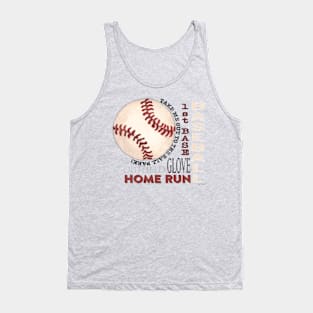 Baseball Art Tank Top